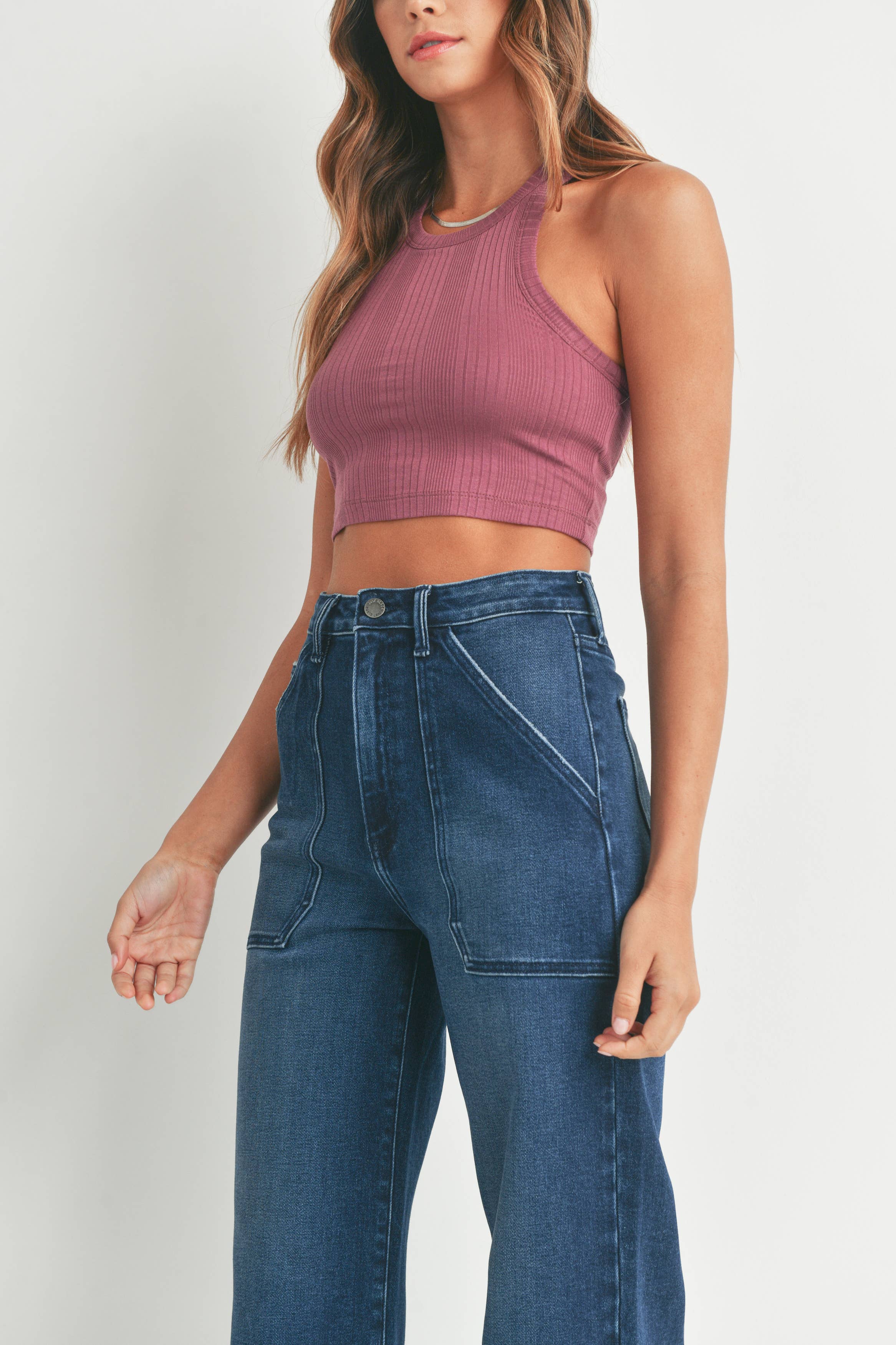 Street Chic Cargo Wide-Leg Jeans