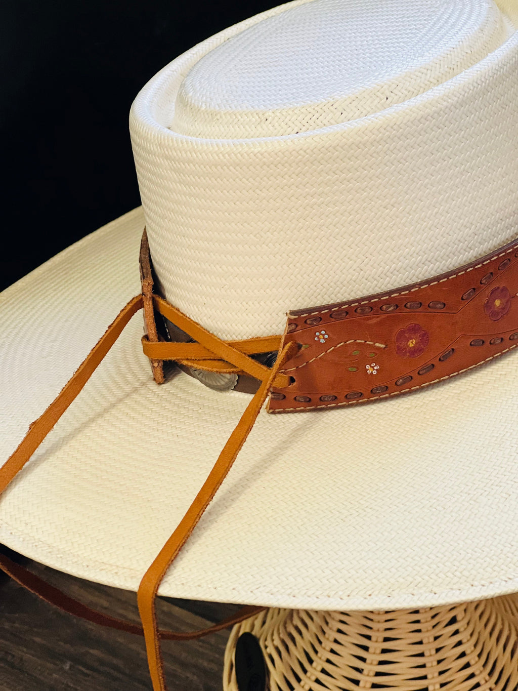 Upcycled Vintage Leather Hat Bands