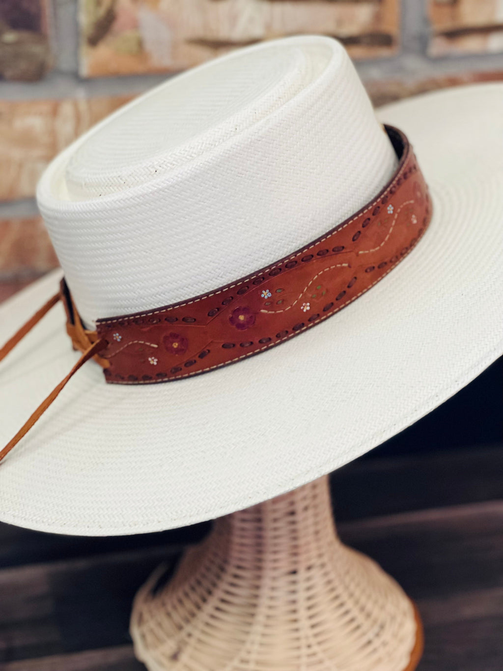 Upcycled Vintage Leather Hat Bands